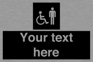 Custom information: black panel disabled and male